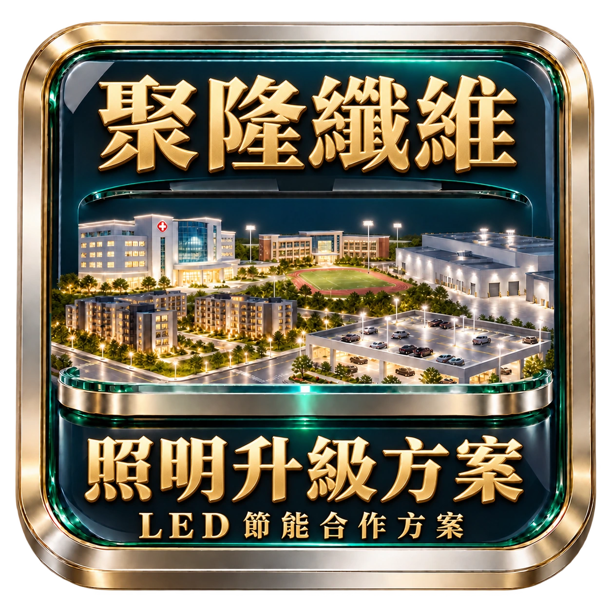 聚隆纖維照明節能方案